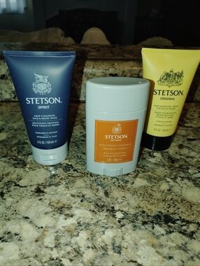 Stetson Grooming Trio - Blue, Gray & Yellow